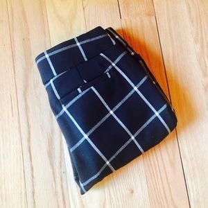 🎀LOFT🎀Bi-Stretch Windowpane Pants